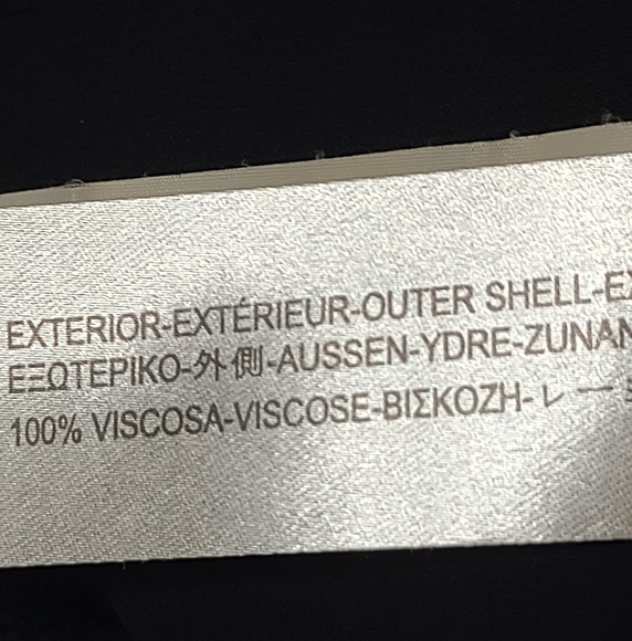 Massimo Dutti Elegant Black Midi Dress Size 4 Gothic Flutter Sleeve NWOT - Picture 11 of 13